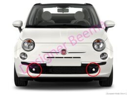 (842650151 842650161) Front Bumper Grille Outer Section - Set