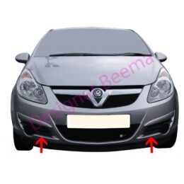 (OP0342124KT) Front Bumper Grille Outer Section - No Lamp Holes