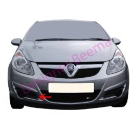 TYC (OP0342123) Front Bumper Grille Outer Section - No Lamp Holes