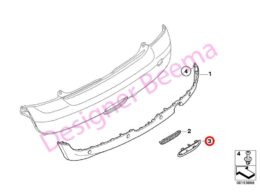 (51122753653) Fog Light Trim Ring - Chrome