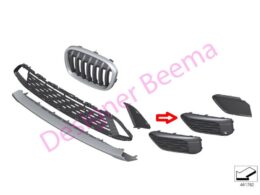 Alternative view of Sport Line Side Grille Open - Left