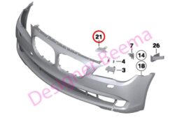 Alternative view of Bumper Reinforcement - Right