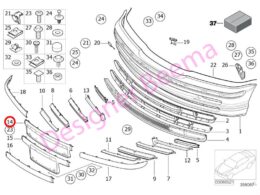 Alternative view of European Front License Plate Holder
