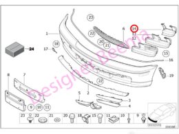 (51118234826) Front Bumper Side Cover - Right