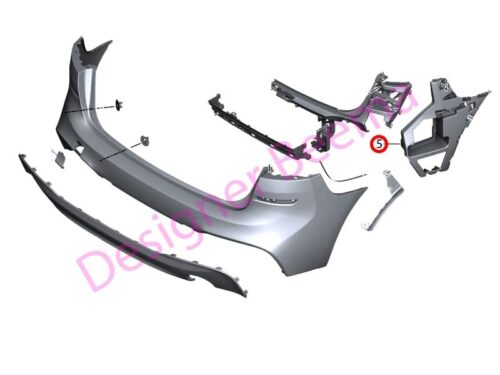 Guide For Side Of Rear Bumper - Right 51128057910