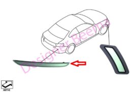 (63147853470) Rear Bumper Reflector - Right