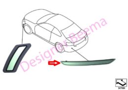 (63147853469) Rear Bumper Reflector - Left