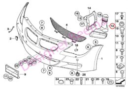 (51117898199) M Air Duct - Left
