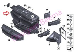 (51647211508) Air Duct - Centre