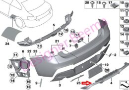 Alternative view of Rear Bumper Insert