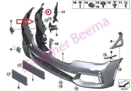 (51118061130) Support Fog Light - Right