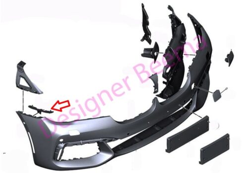 Front Bumper Guide - Right 51117357200