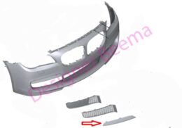 (51118047728) Bumper Grille Moulding Chrome - Right