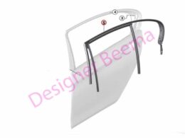 Alternative view of Rear Window Guide Left