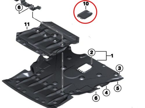 (51717376341) Belly Pan / Service Cover