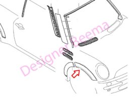 Genuine MINI (51131505866) Cover For Wheel Arch - Front Right