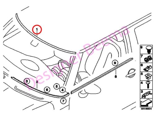 Windscreen Top Trim Seal