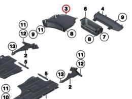 Genuine BMW (51758049042) Cover - Rear Right