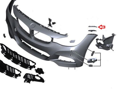 Genuine BMW Side Wall Mount - Upper Left 51117293787