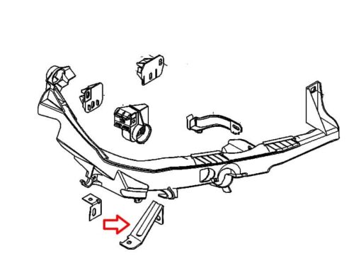 Genuine BMW (51117891252) Bracket For Headlight Arm - Right