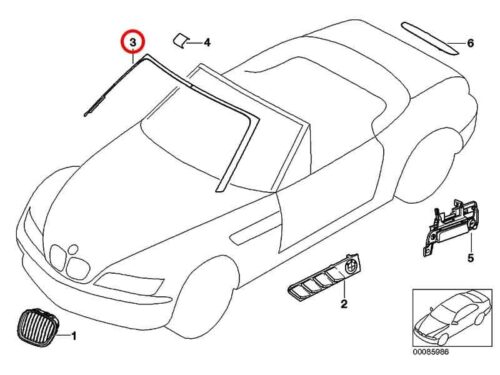 Genuine BMW (51168398506) Covering Apron - Right