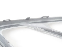 Genuine BMW (51117294844) Front Right Lower Bumper Trim, Silver