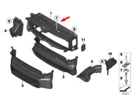 Genuine BMW (51747294902) Radiator Air Duct | Designer Beema