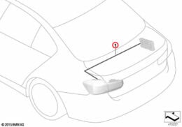 Genuine BMW (61122410220) Retrofit Cable Set for Facelift Rear Lights