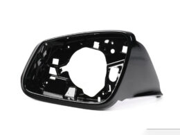 Exterior Mirror Support Frame,Bright Black , Left
