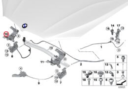 Genuine BMW (51237325992) Lock Upper Section, Right