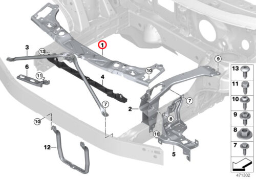 Genuine BMW (51647434549) V Support