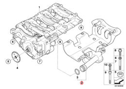 Genuine BMW (11417564233) Suction Pipe