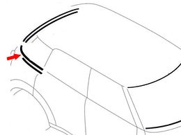 Genuine Mini (51379803782) Window Trim Strip - Right Rear 51379803782 3