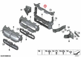 Alternative view of Front Air Duct Cover