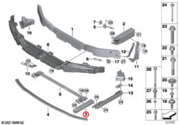 Front Bumper Lower Deformation Element – Left