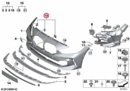 Front Parking Sensor Mounting Set (PDC/PMA)