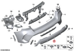 Rear Bumper Trim Panel, Bottom
