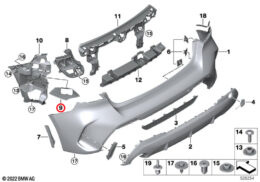 Rear Bumper Absorber Funnel, Right