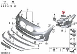 Front Radiator Air Duct Cover (M)