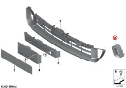 Front Bumper Air Curtain, Left