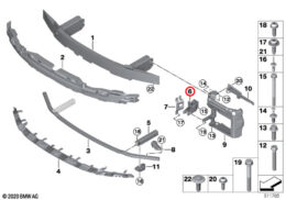 Bumper Adapter, Front, Left