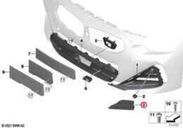 Front Left Lower Bumper Cover