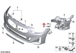 Front Left Upper Bumper Guide