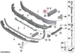 Support Adapter, Front Left