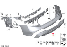 Bumper Trim Panel, Rear, Lower