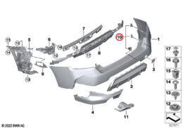 Rear PDC/PMA Sensor Mounting Set