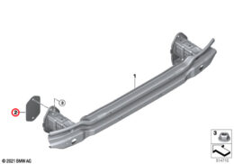 Alternative view of Rear Bumper Carrier Seal