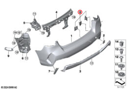 Rear Bumper PDC Sensor Mount Kit