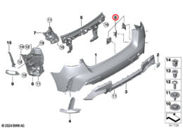 Rear PDC Sensor Mount Kit