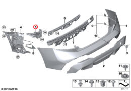 Bumper Side Mount, Rear, Left
